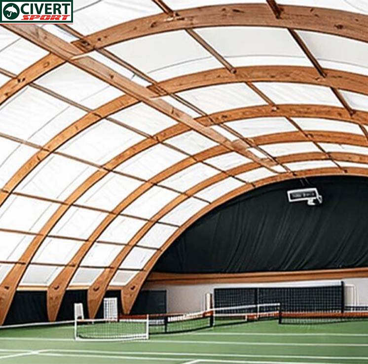 Copertura sportiva per campo da tennis